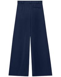 Giorgio Armani - High-Waisted Wool Trousers - Lyst