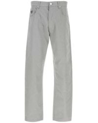 Prada - Triangle-Logo Low-Rise Straight-Leg Jeans - Lyst