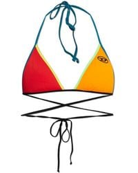 DIESEL - Trisha D Pop Triangle Bikini Top - Lyst