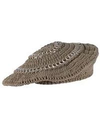 Ganni - Knitted Beret - Lyst