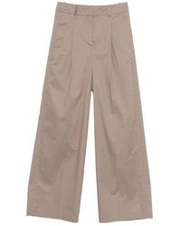 Peserico - Pleated Trousers - Lyst