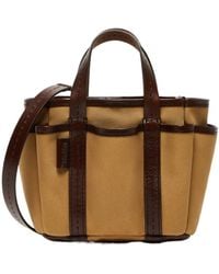 Max Mara - Logo Plaque Top Handle Bag - Lyst