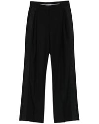 Stella McCartney - Pleated Wide-Leg Trousers - Lyst