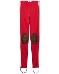 Prada - Fleece Leggings - Lyst
