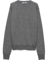 Prada - Cashmere Crew-Neck Sweater - Lyst