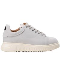 Emporio Armani - Leather Sports Shoes - Lyst