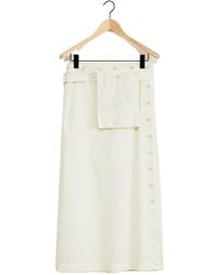 Lemaire - Wrap Skirt - Lyst
