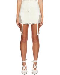 Dion Lee - Lace-Up Corset-Style Skirt - Lyst