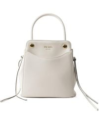Prada - Carry Mini Leather Handbag - Lyst