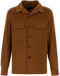 ZEGNA - Oasi Buttoned Straight Hem Shirt - Lyst