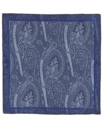 Etro - Paisley-Printed Finished Edge Scarf - Lyst