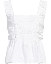 Ganni - Top Organic Cotton - Lyst