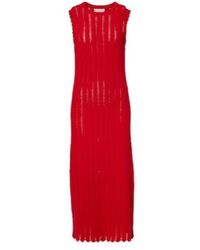 Altuzarra - Sissi Open-Knit Cotton Midi Dress - Lyst