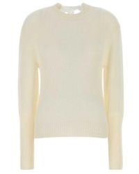 Lanvin - Bow-Back Knitted Sweater - Lyst