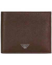 Emporio Armani - Logo Details Wallet - Lyst