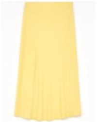 Jil Sander - Side-Zip Mid-Rise Midi Skirt - Lyst