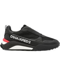 DSquared² - Logo-Print Panelled Sneakers - Lyst