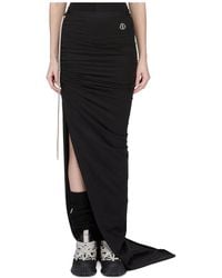 Moncler - Striped Knit Long Skirt - Lyst