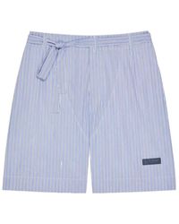 Givenchy - Striped Bermuda Shorts - Lyst
