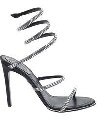 Rene Caovilla - René Caovilla Embellished Heeled Sandals - Lyst