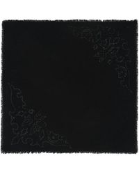 Zadig & Voltaire - Square Fringed Embroidered Scarf - Lyst
