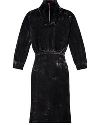 DIESEL - M-Marcelle Quarter-Zip Dress - Lyst