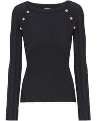 Balmain - Buttons Knit Top - Lyst