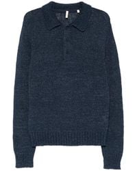 sunflower - Long-Sleeved Polo Collar Sweater - Lyst