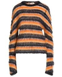 Marni - Striped Knitted Sweater - Lyst