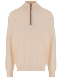 Kiton - Half-Zip Knitted Jumper - Lyst