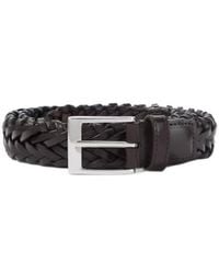 Lardini - Braided Leather Belt - Lyst