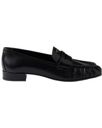 Prada - Leather Loafers - Lyst