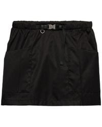 Prada - Belted Skirt - Lyst