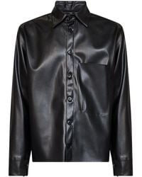Costumein - Faux Leather Pocket Shirt - Lyst