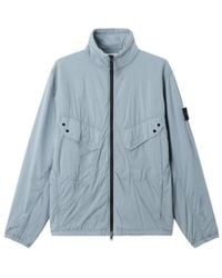 Stone Island - Padded Stand Collar Jacket With Anti-Drop - Lyst
