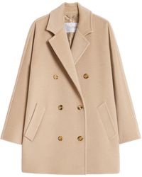 Max Mara - Rebus Double-Breasted Coat - Lyst