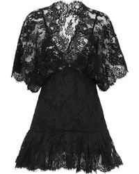 Chloé - Lace Ruffle Fitted Top - Lyst