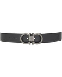 Ferragamo - Reversible And Adjustable Gancini Belt - Lyst