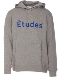 Etudes Studio - Logo Printed Drawstring Hoodie - Lyst