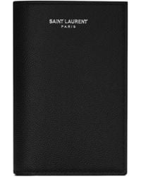 Saint Laurent - Paris Credit Card Wallet - Lyst