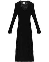 Isabel Marant - Round Neck Long Sleeve Dress - Lyst