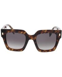 Fendi - Eyewear Square Frame Sunglasses - Lyst