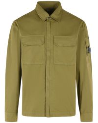 C.P. Company - Lens Button-Up Overshirt - Lyst