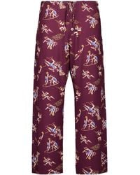 Bode - Printed Pajama Pants - Lyst