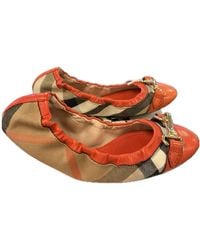 Burberry - Round-Head Flat Shoes - Lyst