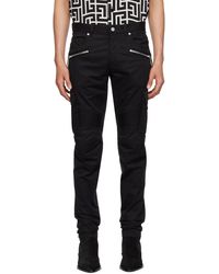 Balmain - Zip Detailed Tapered-Leg Pants - Lyst