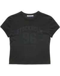 Acne Studios - Logo-Print Short-Sleeve T-Shirt - Lyst