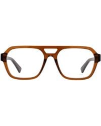 Bottega Veneta - Eyewear Square Frame Glasses - Lyst