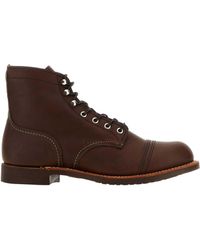 Red Wing - Iron Ranger Leather Ankle Boots - Lyst