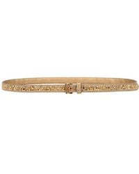 Prada - All-Over Crystal Embellished Belt - Lyst